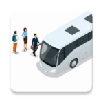 transporte da empresa android application logo